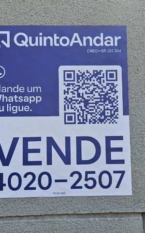 Apartamento à venda com 25m², 1 quarto e sem vaga Apartamento à venda com 25m², 1 quarto e sem vagaPlaca GRANDE instalada na fachada do condomínio, dia 28/08/2026 - Código da placa: CUKI-403