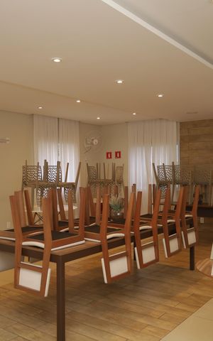 Apartamento à venda com 25m², 1 quarto e sem vagaÁrea comum - Salão de festas
