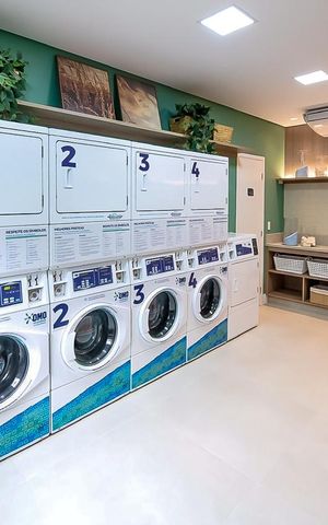 Apartamento à venda com 33m², 1 quarto e 1 vaga Apartamento à venda com 33m², 1 quarto e 1 vagaÁrea comum - Lavanderia