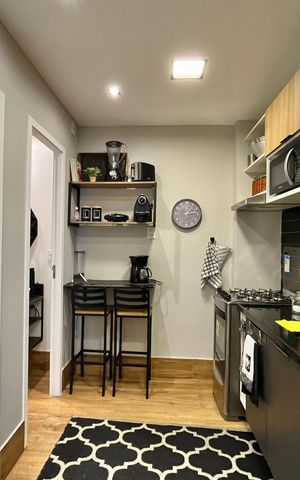Apartamento para alugar com 54m², 1 quarto e sem vaga Apartamento para alugar com 54m², 1 quarto e sem vagaCozinha