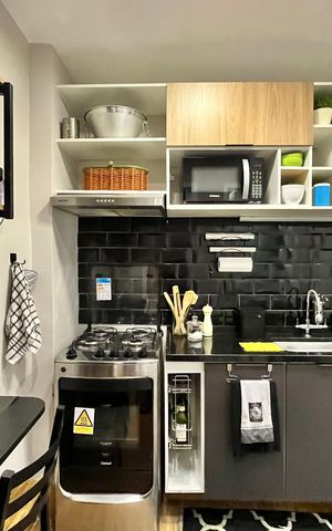 Apartamento para alugar com 54m², 1 quarto e sem vaga Apartamento para alugar com 54m², 1 quarto e sem vagaCozinha