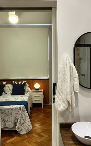 Apartamento para alugar com 54m², 1 quarto e sem vaga Apartamento para alugar com 54m², 1 quarto e sem vagaBanheiro da Suíte