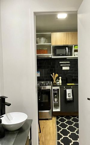 Apartamento para alugar com 54m², 1 quarto e sem vaga Apartamento para alugar com 54m², 1 quarto e sem vagaBanheiro social
