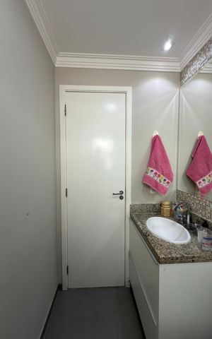 Apartamento à venda com 91m², 2 quartos e 2 vagas Apartamento à venda com 91m², 2 quartos e 2 vagasSuíte 1 Banheiro