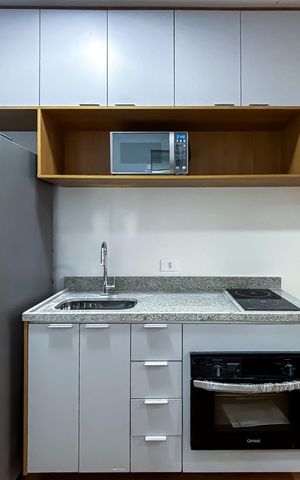 Studio à venda com 24m², 1 quarto e sem vaga