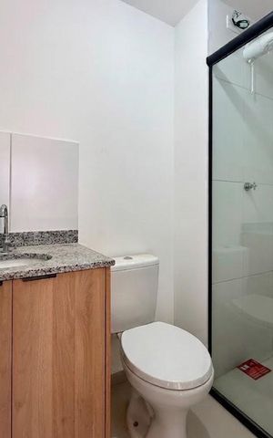 Apartamento para alugar com 28m², 1 quarto e sem vaga Apartamento para alugar com 28m², 1 quarto e sem vagaBanheiro Suite