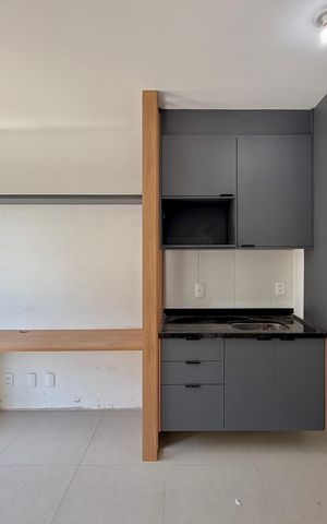 Apartamento para alugar com 28m², 1 quarto e sem vaga Apartamento para alugar com 28m², 1 quarto e sem vagaCozinha