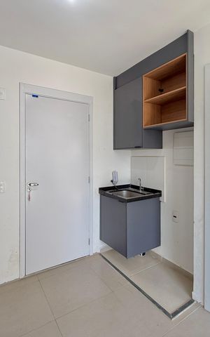 Apartamento para alugar com 28m², 1 quarto e sem vaga Apartamento para alugar com 28m², 1 quarto e sem vagaCozinha