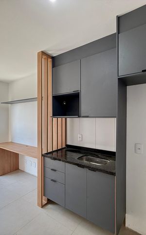 Apartamento para alugar com 28m², 1 quarto e sem vaga Apartamento para alugar com 28m², 1 quarto e sem vagaCozinha