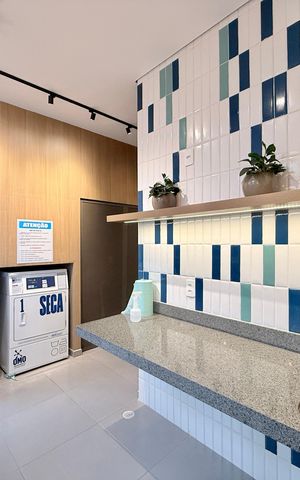 Apartamento para alugar com 28m², 1 quarto e sem vaga Apartamento para alugar com 28m², 1 quarto e sem vagaLavanderia
