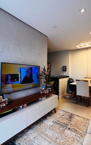 Apartamento à venda com 83m², 3 quartos e 2 vagas Apartamento à venda com 83m², 3 quartos e 2 vagasSala