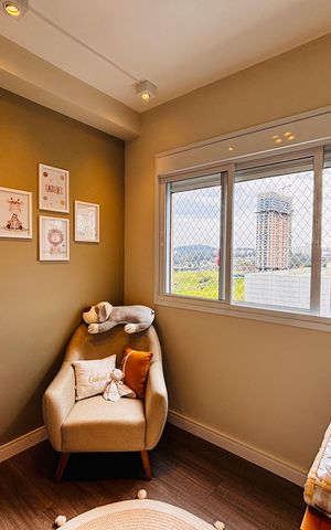 Apartamento à venda com 83m², 3 quartos e 2 vagas Apartamento à venda com 83m², 3 quartos e 2 vagasQuarto 2