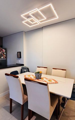 Apartamento à venda com 83m², 3 quartos e 2 vagas Apartamento à venda com 83m², 3 quartos e 2 vagasSala de Jantar
