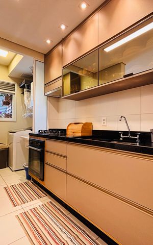 Apartamento à venda com 83m², 3 quartos e 2 vagas Apartamento à venda com 83m², 3 quartos e 2 vagasCozinha