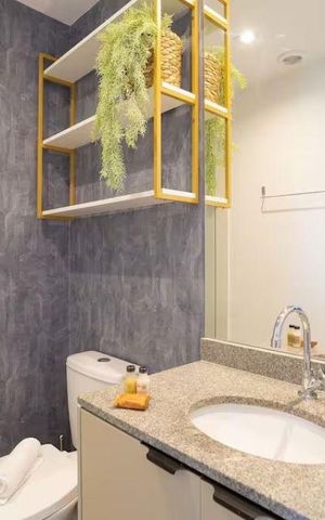 Apartamento para alugar com 36m², 2 quartos e sem vaga Apartamento para alugar com 36m², 2 quartos e sem vagaBanheiro