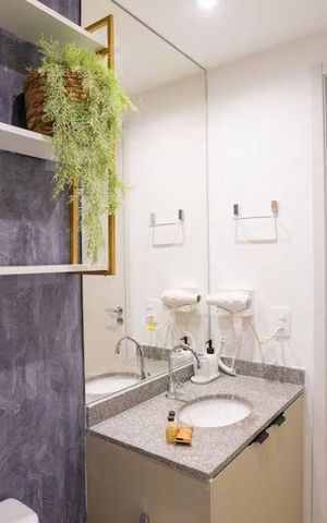 Apartamento para alugar com 36m², 2 quartos e sem vaga Apartamento para alugar com 36m², 2 quartos e sem vagaBanheiro