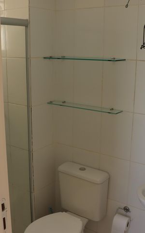 Apartamento para alugar com 65m², 3 quartos e 2 vagasBanheiro social
