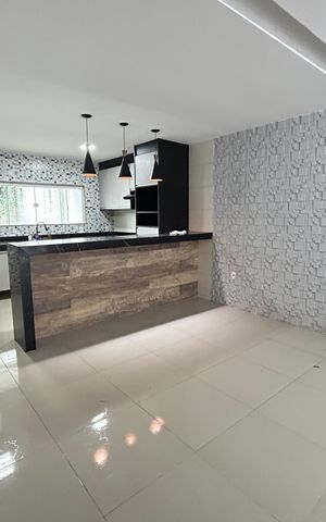 Casa de condomínio à venda com 280m², 3 quartos e 2 vagasSala