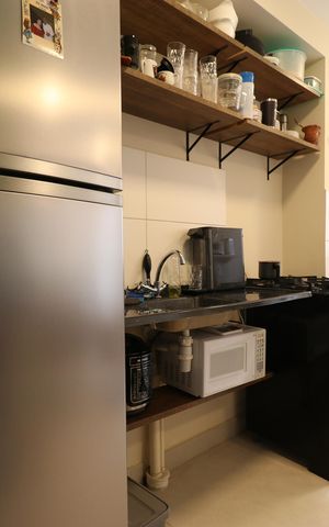 Apartamento para alugar com 36m², 2 quartos e sem vagaCozinha e Área de serviço 