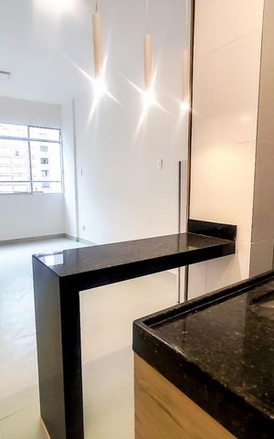 Studio para alugar com 27m², 1 quarto e sem vaga Studio para alugar com 27m², 1 quarto e sem vagaCozinha
