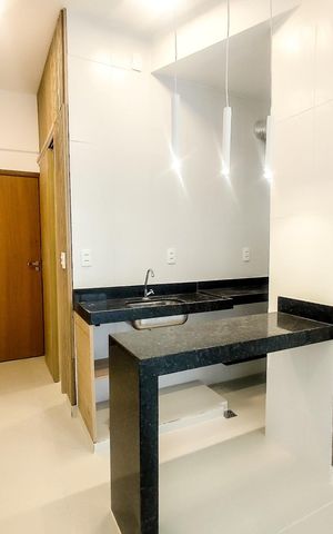 Studio para alugar com 27m², 1 quarto e sem vaga Studio para alugar com 27m², 1 quarto e sem vagaCozinha