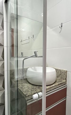 Casa de condomínio para alugar com 70m², 3 quartos e 1 vaga Casa de condomínio para alugar com 70m², 3 quartos e 1 vagaBanheiro