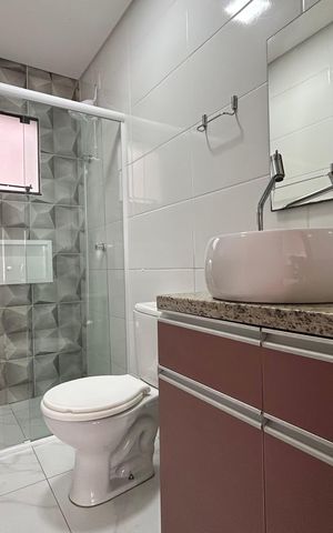 Casa de condomínio para alugar com 70m², 3 quartos e 1 vaga Casa de condomínio para alugar com 70m², 3 quartos e 1 vagaBanheiro 2