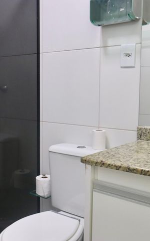 Apartamento para alugar com 71m², 2 quartos e 1 vaga Apartamento para alugar com 71m², 2 quartos e 1 vagaBanheiro