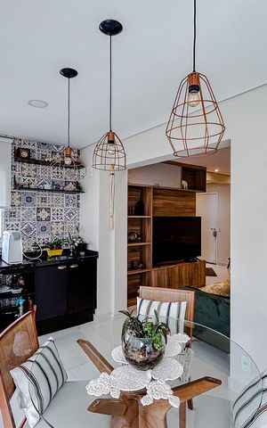 Apartamento à venda com 64m², 2 quartos e 1 vagaVaranda