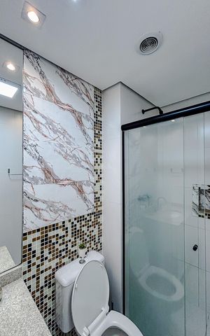 Apartamento à venda com 64m², 2 quartos e 1 vagaBanheiro