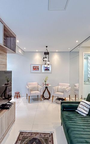 Apartamento à venda com 64m², 2 quartos e 1 vagaSala