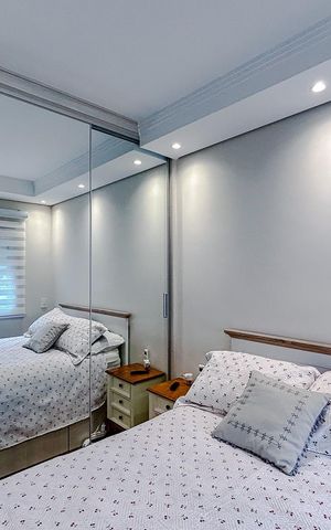 Apartamento à venda com 64m², 2 quartos e 1 vagaQuarto 2 - Suíte