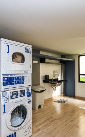 Studio para alugar com 24m², 1 quarto e sem vagaLavanderia