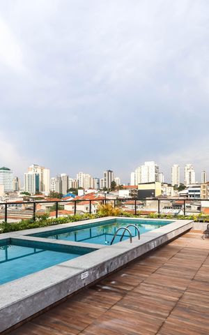 Studio para alugar com 24m², 1 quarto e sem vagaPiscina