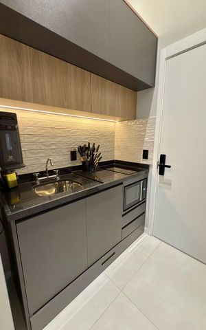 Studio à venda com 25m², 1 quarto e sem vaga Studio à venda com 25m², 1 quarto e sem vagaCozinha