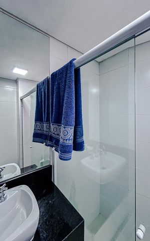 Apartamento para alugar com 52m², 2 quartos e 2 vagasBanheiro