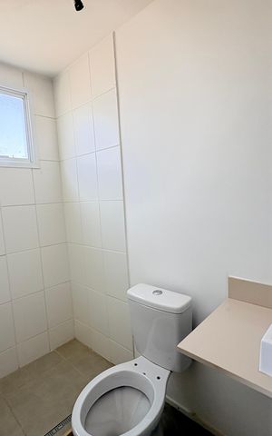 Apartamento para alugar com 61m², 3 quartos e 1 vaga Apartamento para alugar com 61m², 3 quartos e 1 vagaBanheiro 2