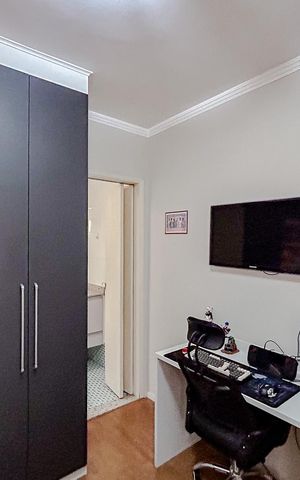 Casa à venda com 180m², 3 quartos e 5 vagasQuarto 2 - Suíte