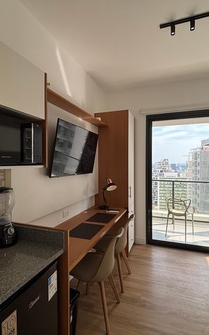 Studio para alugar com 25m², 1 quarto e 1 vagaStudio