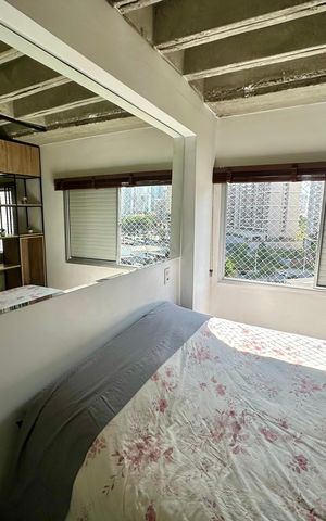 Apartamento à venda com 49m², 1 quarto e 1 vagaQuarto