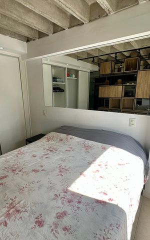 Apartamento à venda com 49m², 1 quarto e 1 vagaQuarto