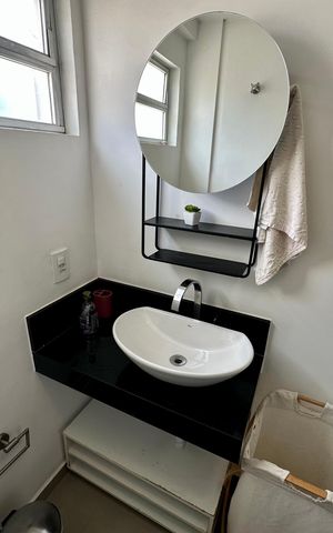Apartamento à venda com 49m², 1 quarto e 1 vagaBanheiro