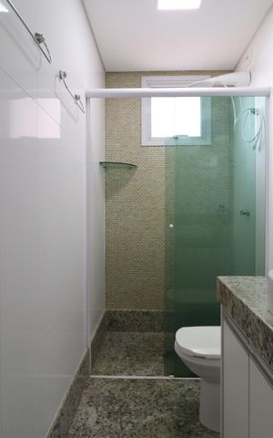 Apartamento para alugar com 106m², 3 quartos e 2 vagasBanheiro do Quarto 2