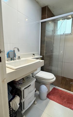 Apartamento para alugar com 42m², 2 quartos e 1 vaga Apartamento para alugar com 42m², 2 quartos e 1 vagaBanheiro