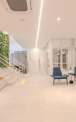 Studio à venda com 25m², 1 quarto e sem vaga Studio à venda com 25m², 1 quarto e sem vagaÁrea comum - Hall Social