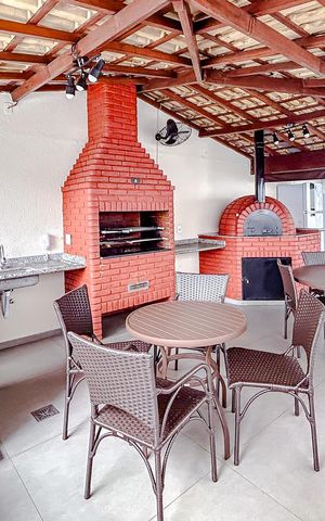 Apartamento à venda com 58m², 2 quartos e 1 vagaÁrea comum - Churrasqueira