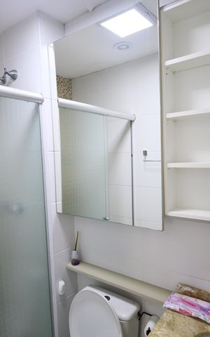 Apartamento para alugar com 56m², 2 quartos e 1 vagaBanheiro 2