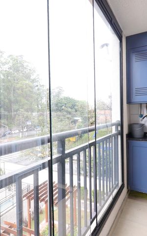 Apartamento à venda com 44m², 2 quartos e sem vagaVaranda