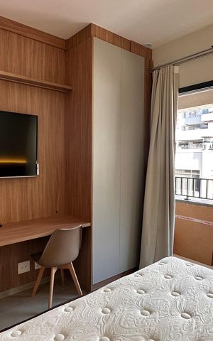 Studio para alugar com 23m², 1 quarto e sem vaga