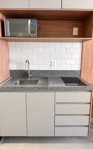 Studio para alugar com 23m², 1 quarto e sem vaga